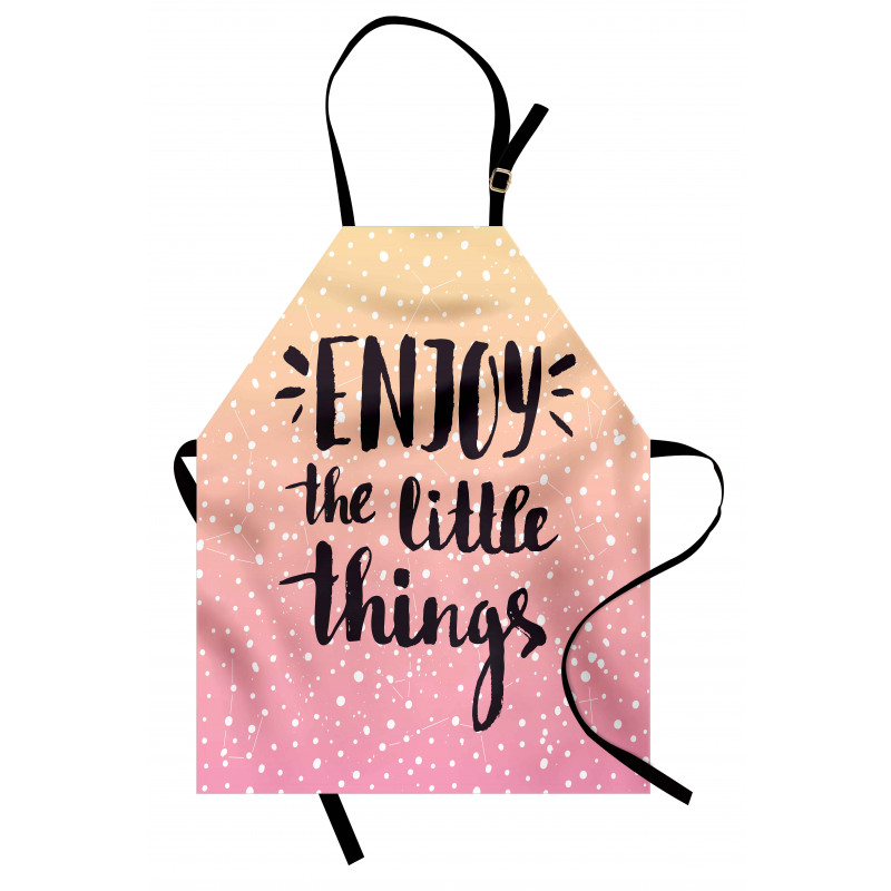 Ombre Dots and Slogan Apron