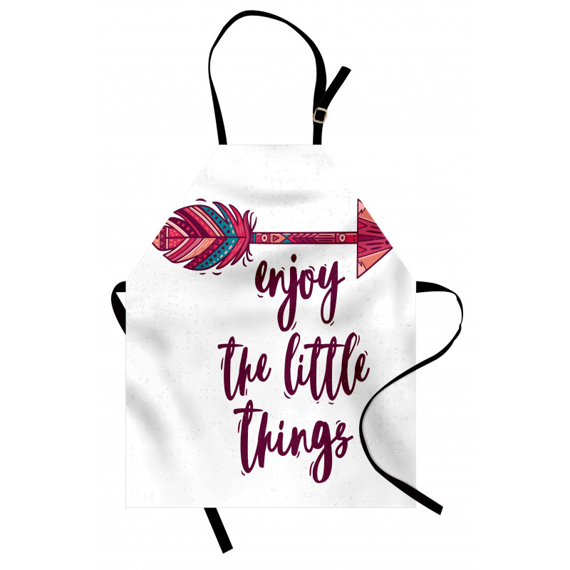 Traditional Boho Words Apron