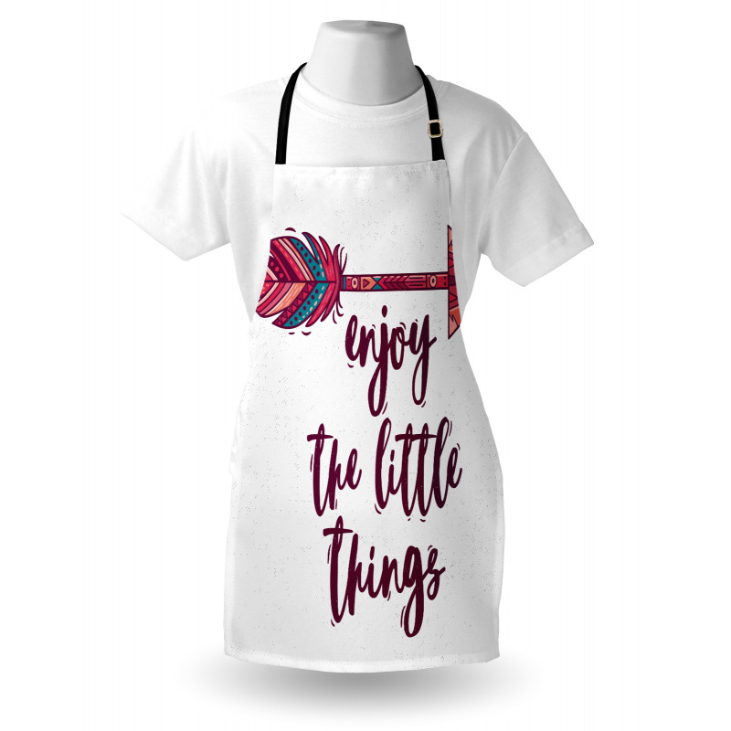 Traditional Boho Words Apron