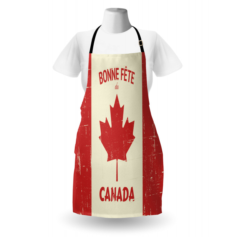 Happy Canada Concept Apron