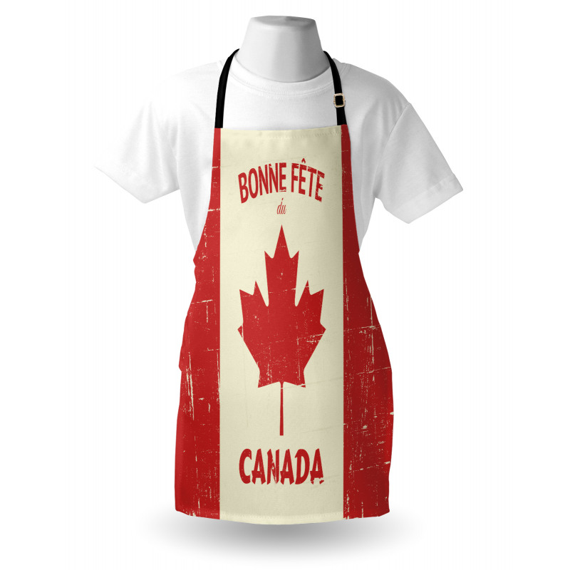 Happy Canada Concept Apron