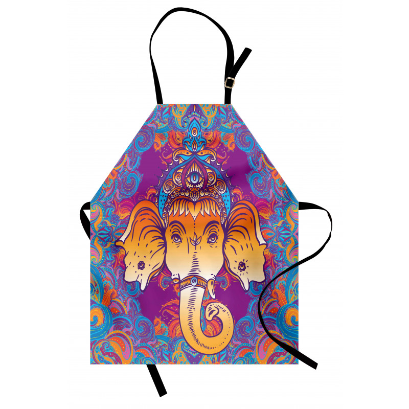 Ornamental Elephant Apron