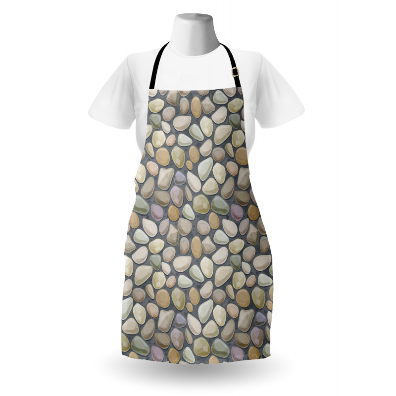 Pebble Stonewall Apron