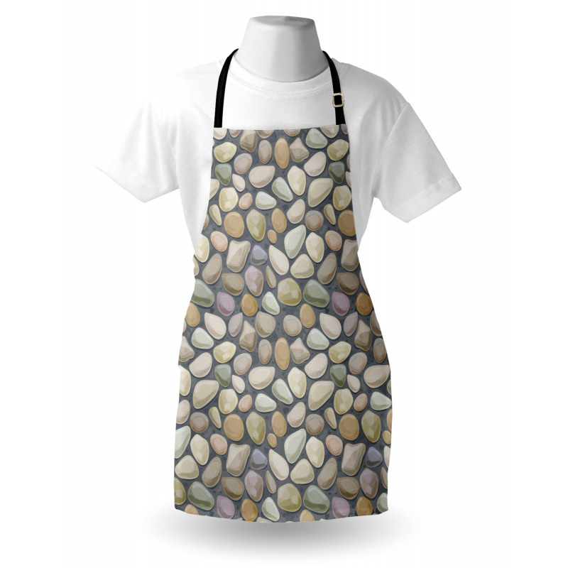 Pebble Stonewall Apron