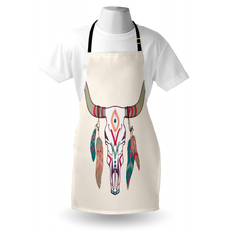 Texas Longhorn Steer Apron