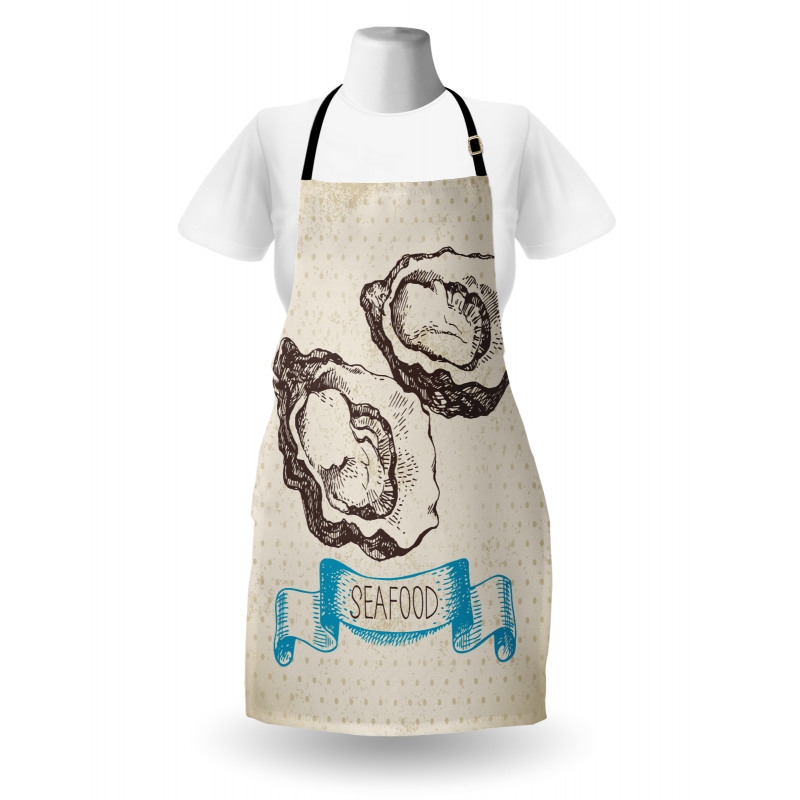 Sketch Virginica Oyster Apron