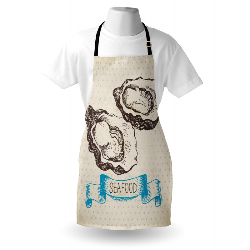 Sketch Virginica Oyster Apron