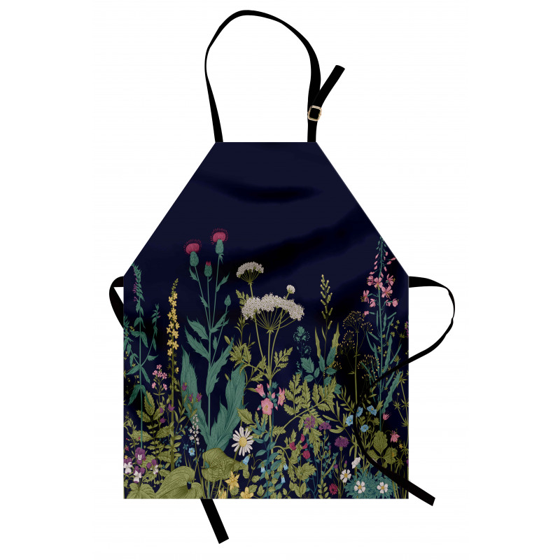 Rural Herbs Flowers Apron