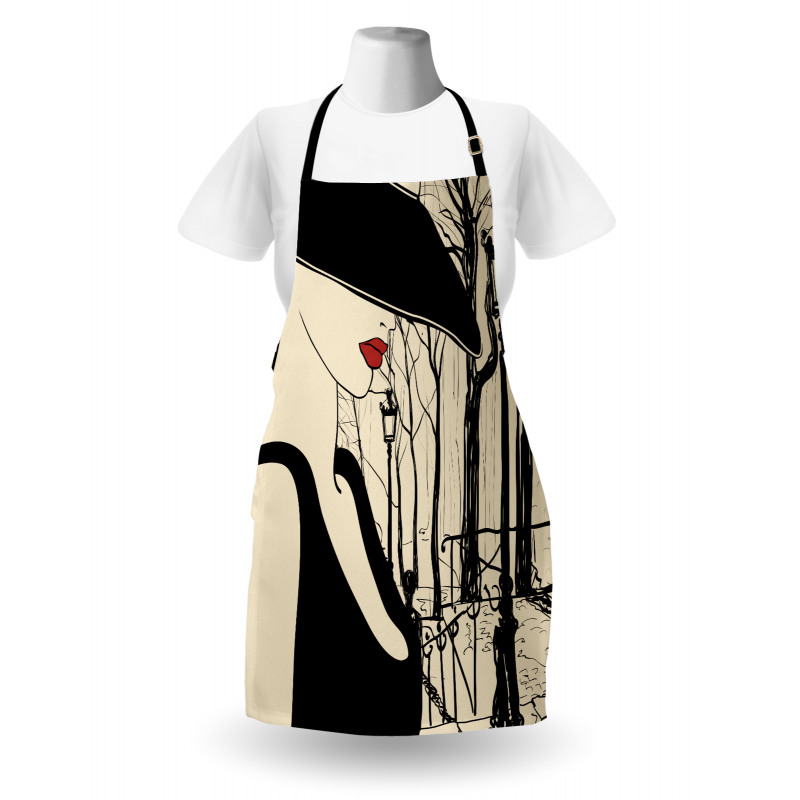 European Woman Montmartre Apron