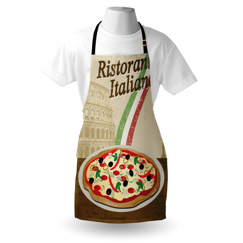 Italian Food Colloseum Apron