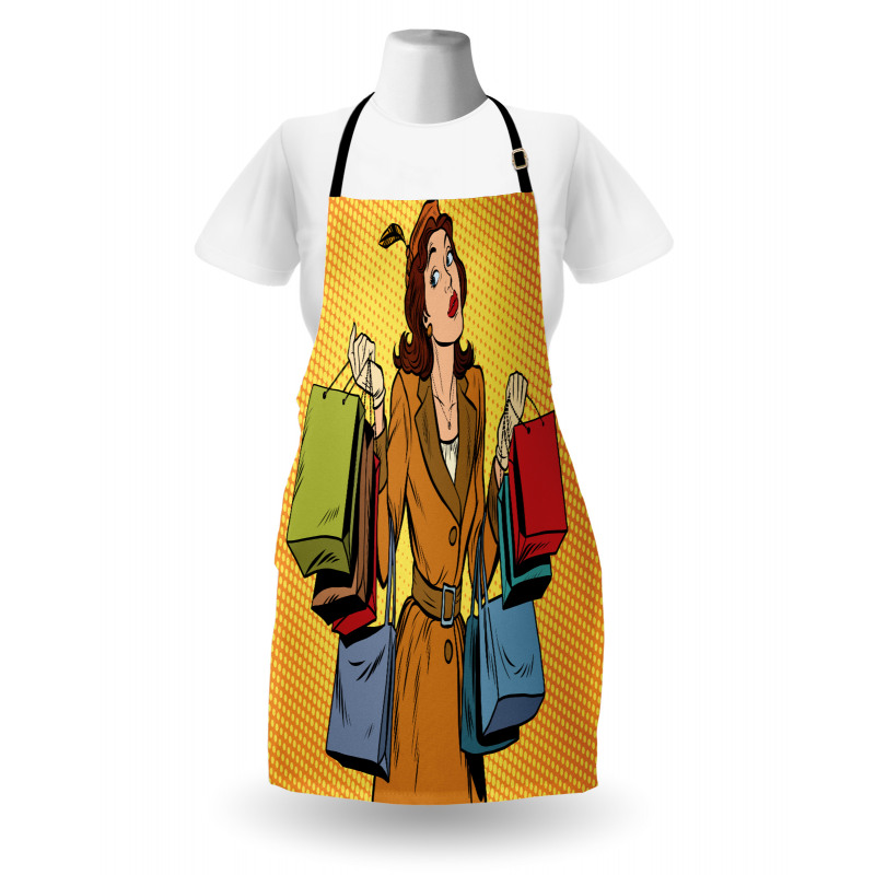 Pop Art Shopping Apron