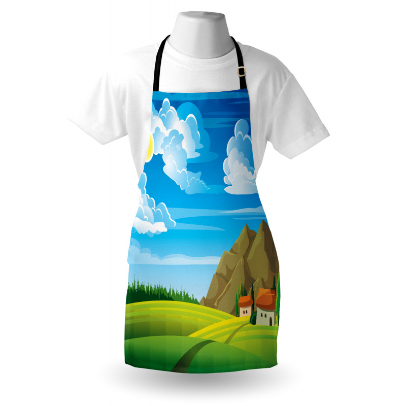 Tree House and Mountains Apron