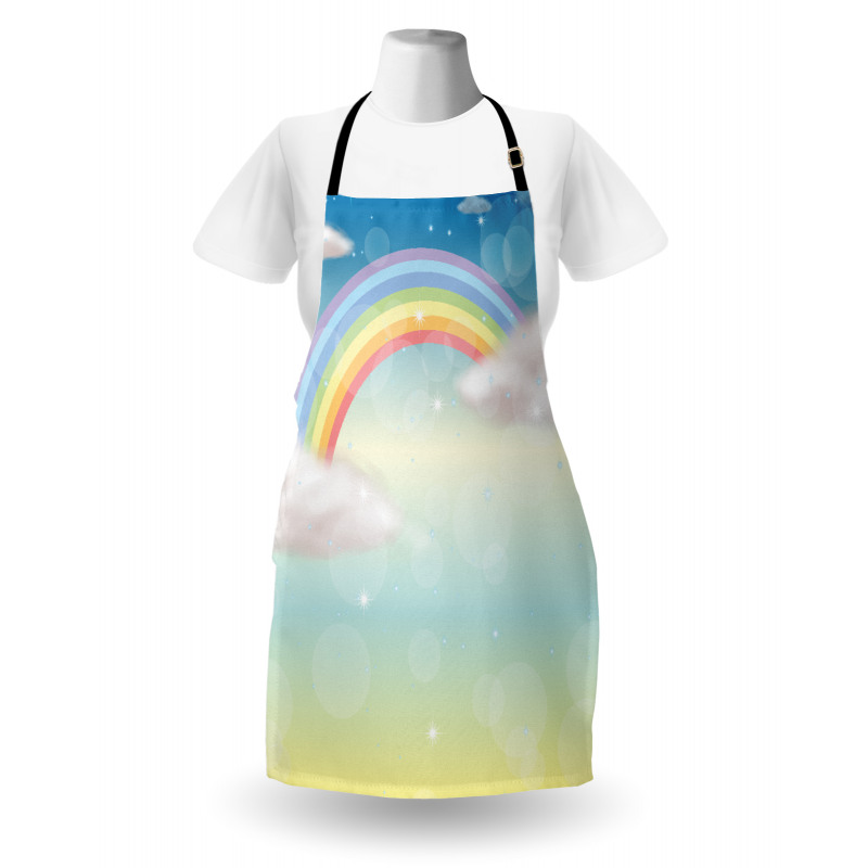 Semi Circle Style Rainbow Apron