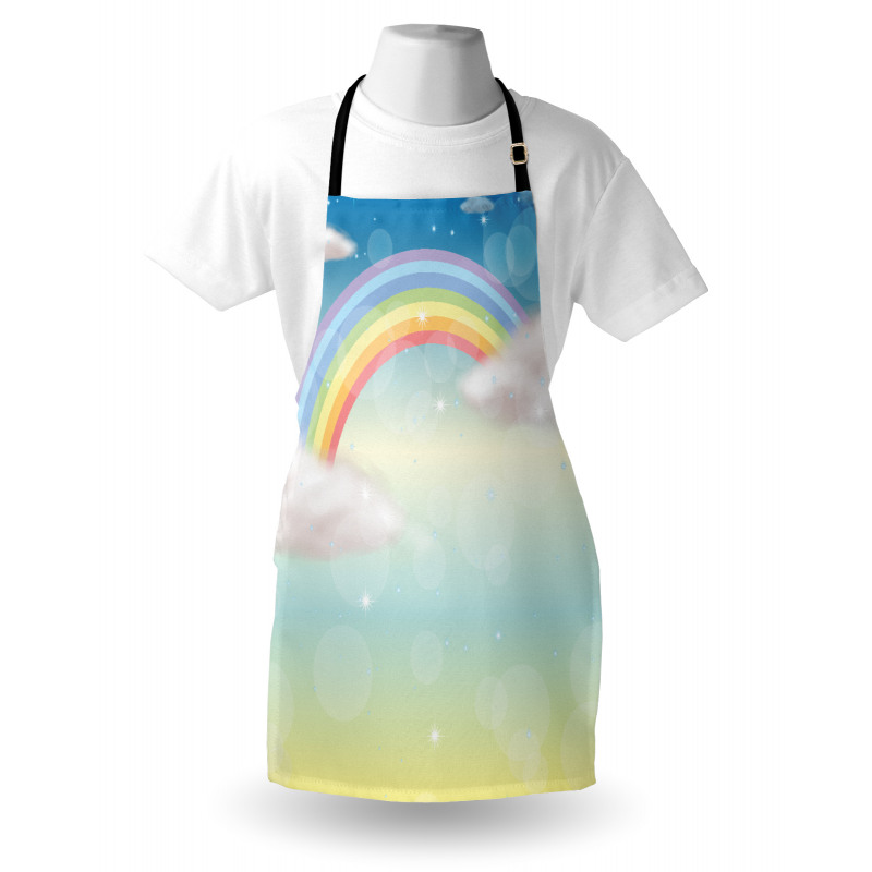 Semi Circle Style Rainbow Apron