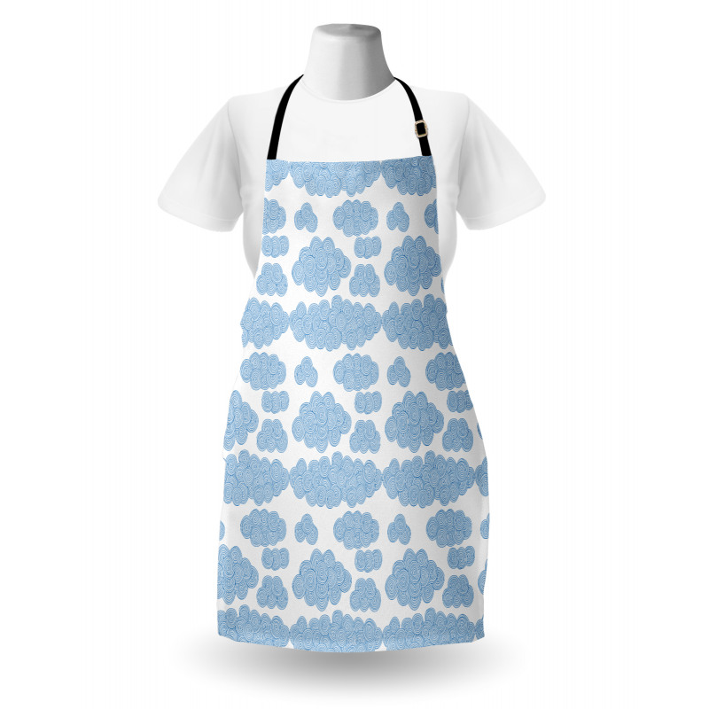 Spiral Crooked Lines Apron