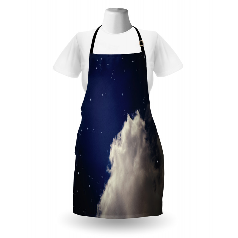 Nocturnal Theme Night Sky Apron