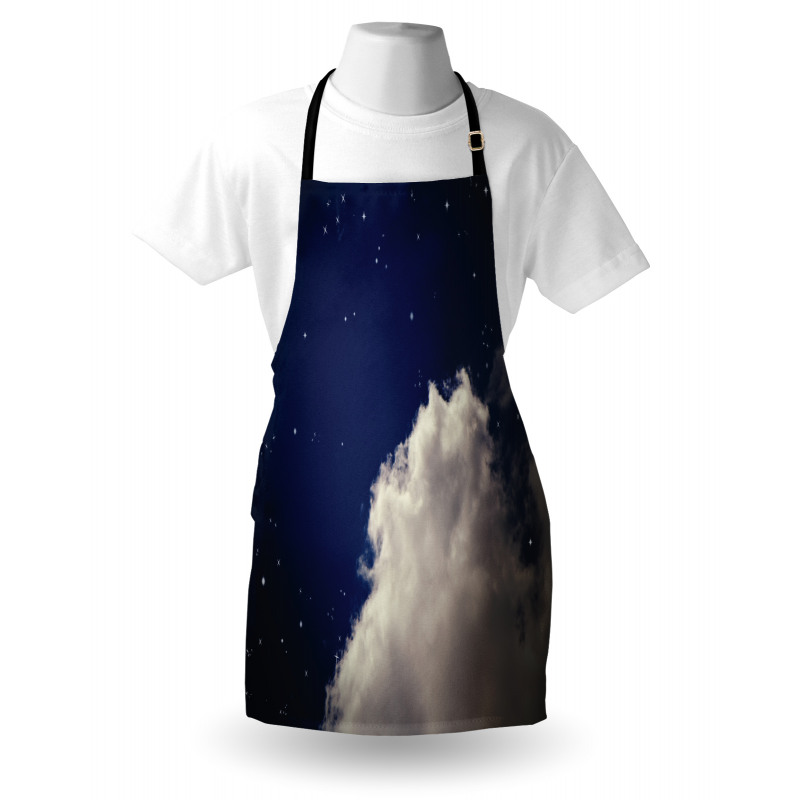 Nocturnal Theme Night Sky Apron