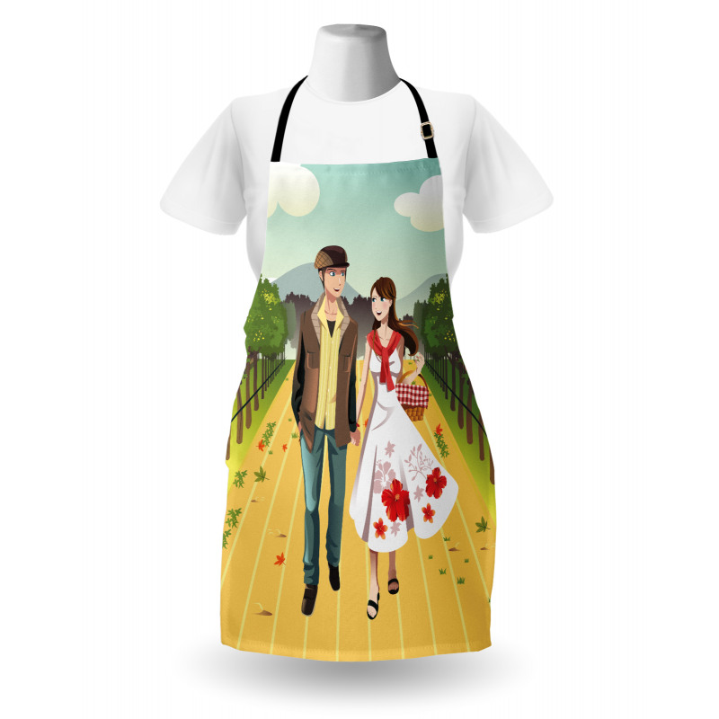 Couple in Vineyard Apron