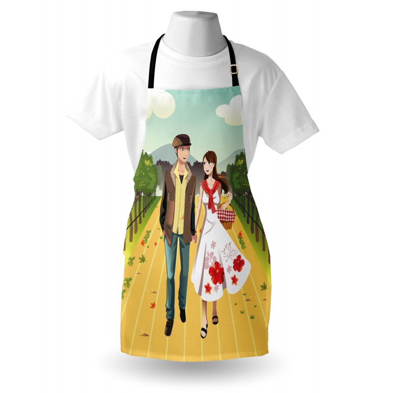 Couple in Vineyard Apron