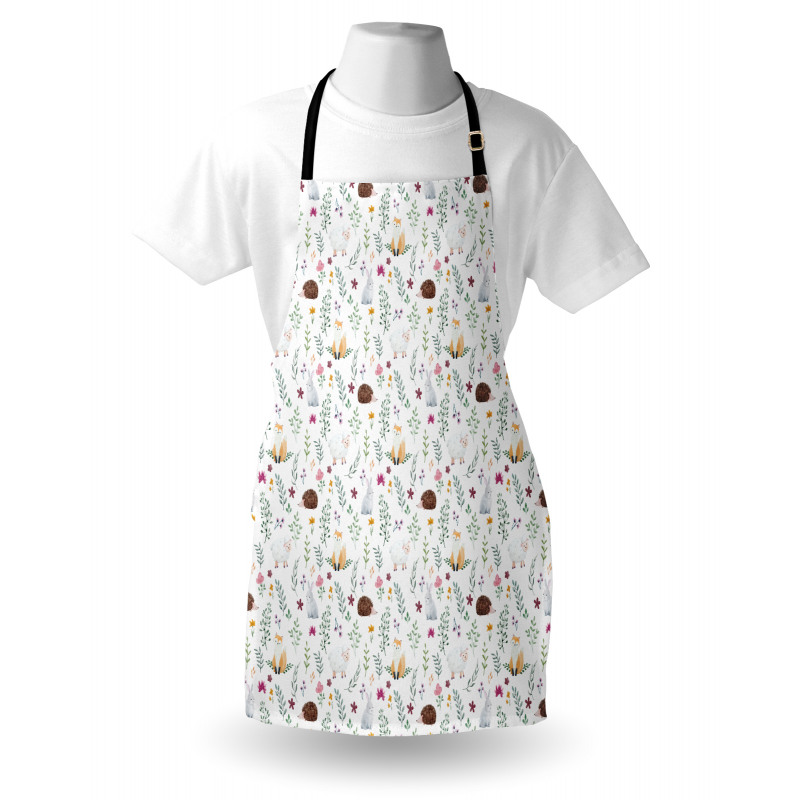 Art Deco Pattern Herbs Apron