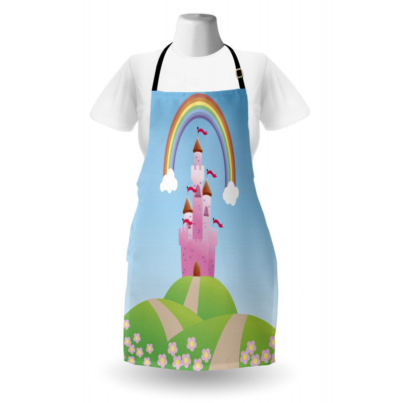 Clouds Princess Castle Apron