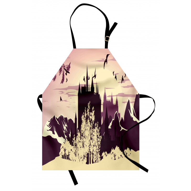 Castle in Mountains Apron