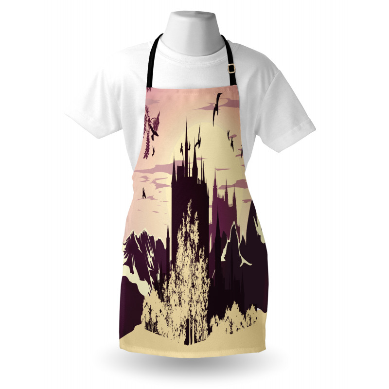 Castle in Mountains Apron