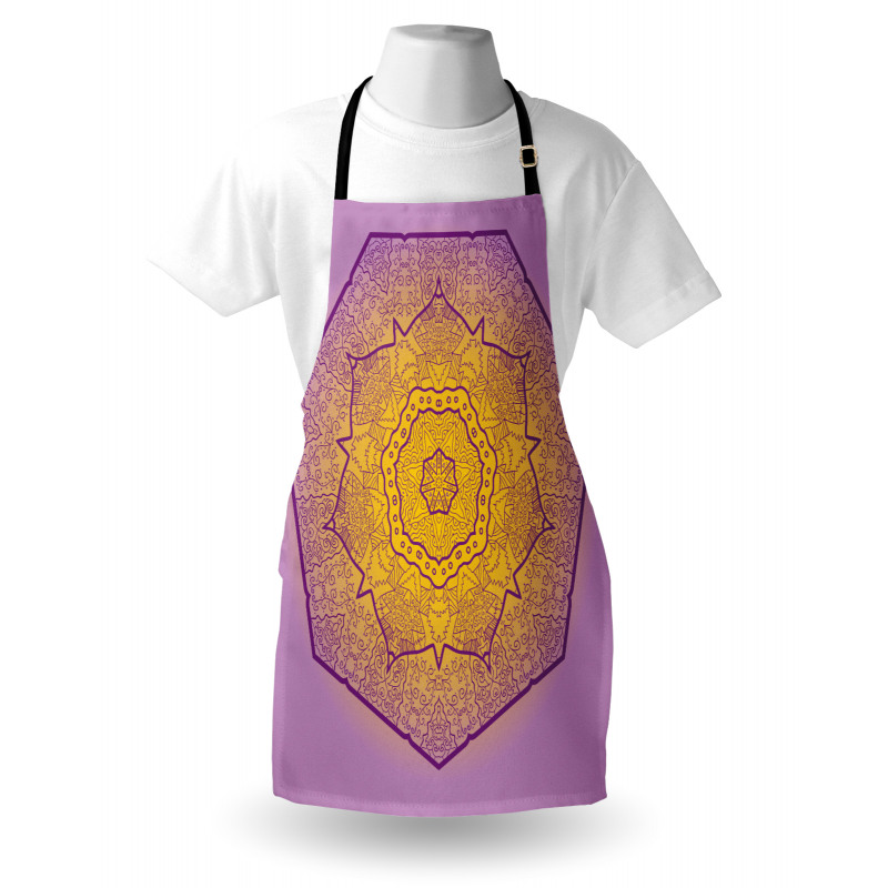 Oriental Heptagon Motif Apron