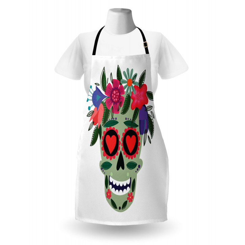 Mexican Floral Wreath Apron