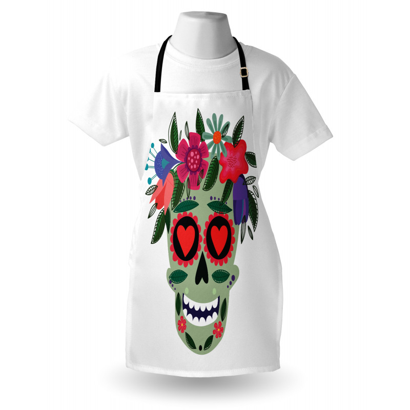 Mexican Floral Wreath Apron