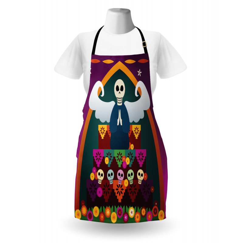 Angel Skull Altar Apron