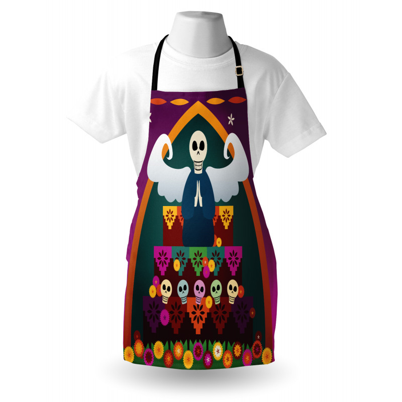 Angel Skull Altar Apron