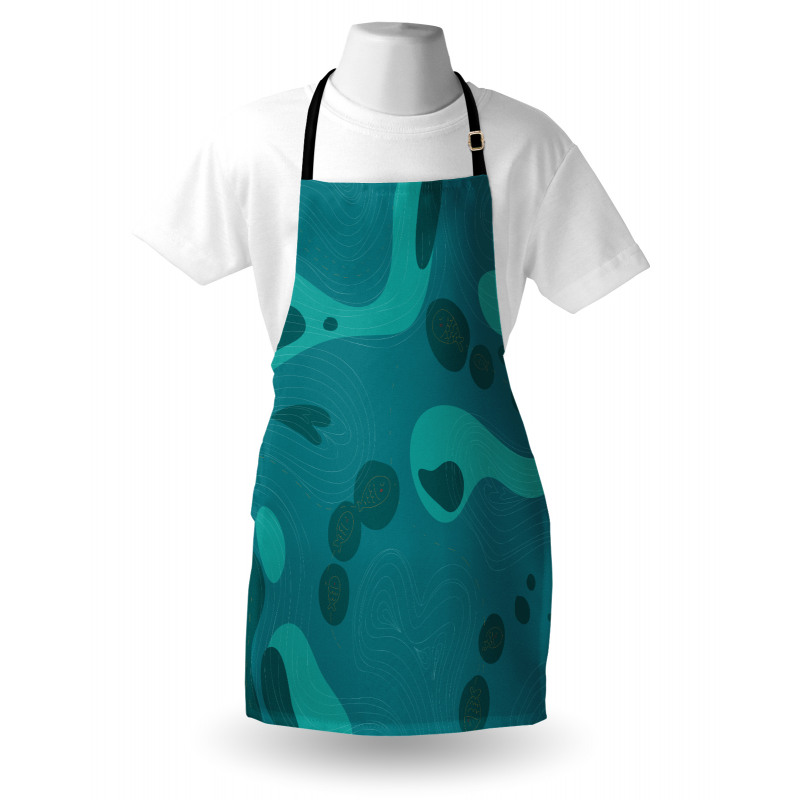 Doodle School of Fish Apron