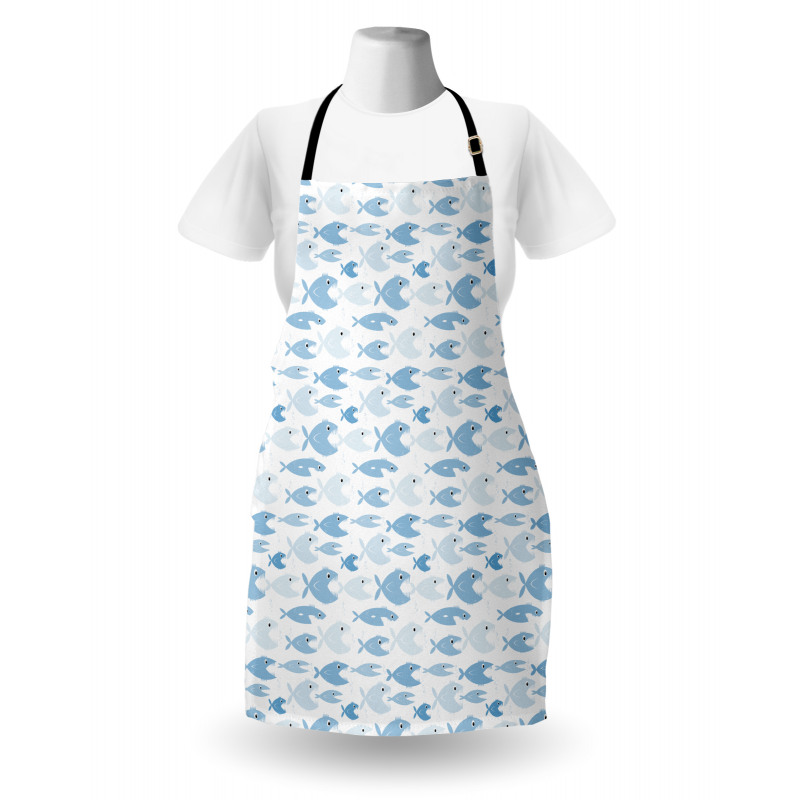 Tropical Piranha Pattern Apron