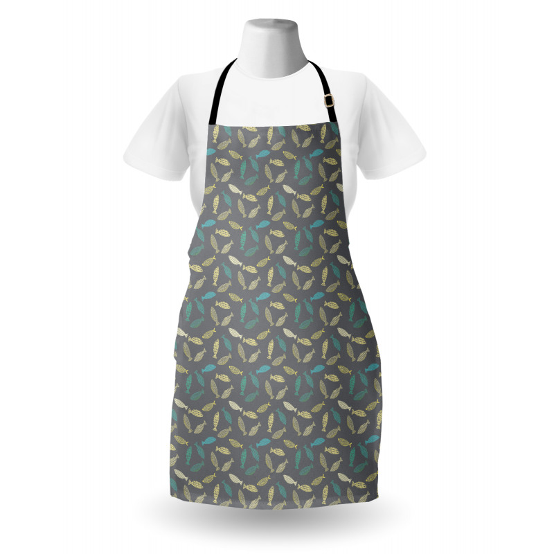 Abstract Fish Apron