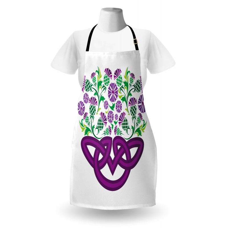 Celtic Knot Basket Form Apron