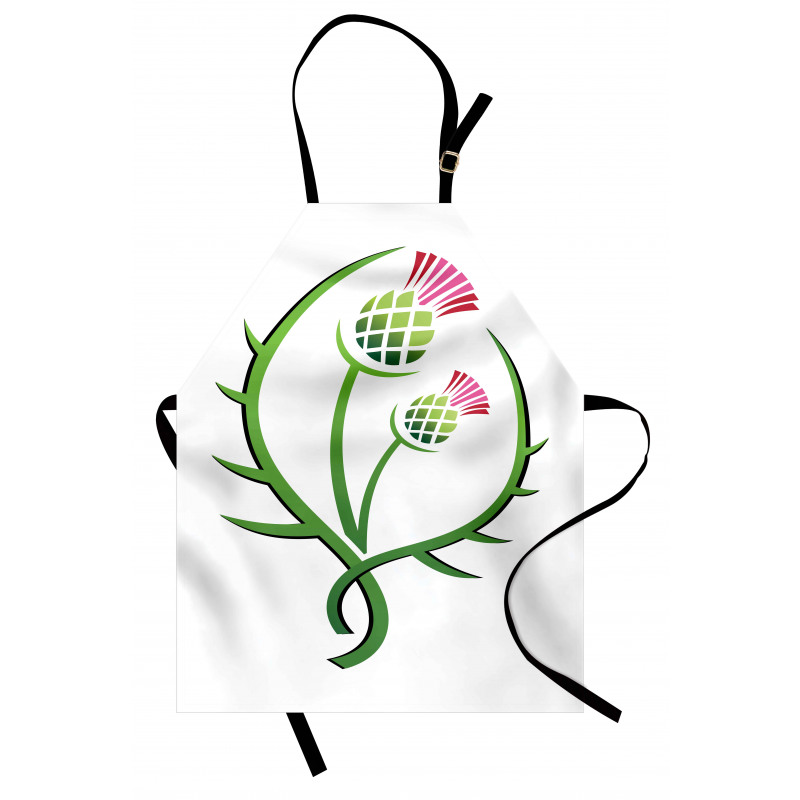 Graphic Flower Apron