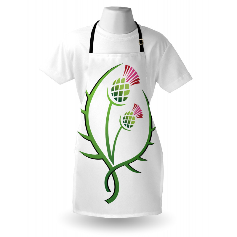 Graphic Flower Apron