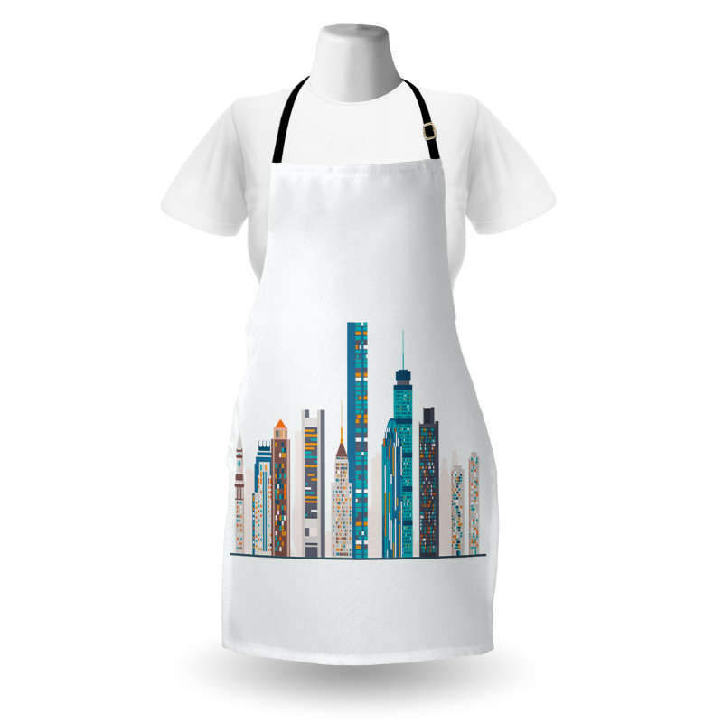 Flat City Illustration Apron