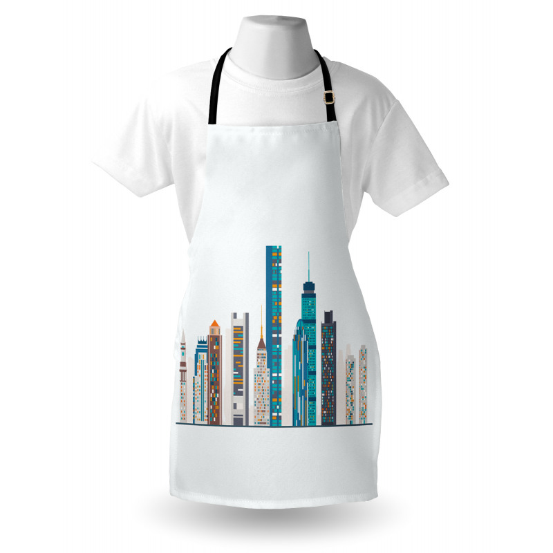 Flat City Illustration Apron