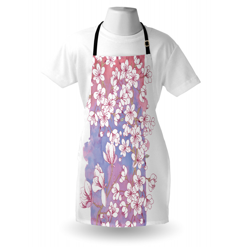 Japanese Spring Bloom Apron