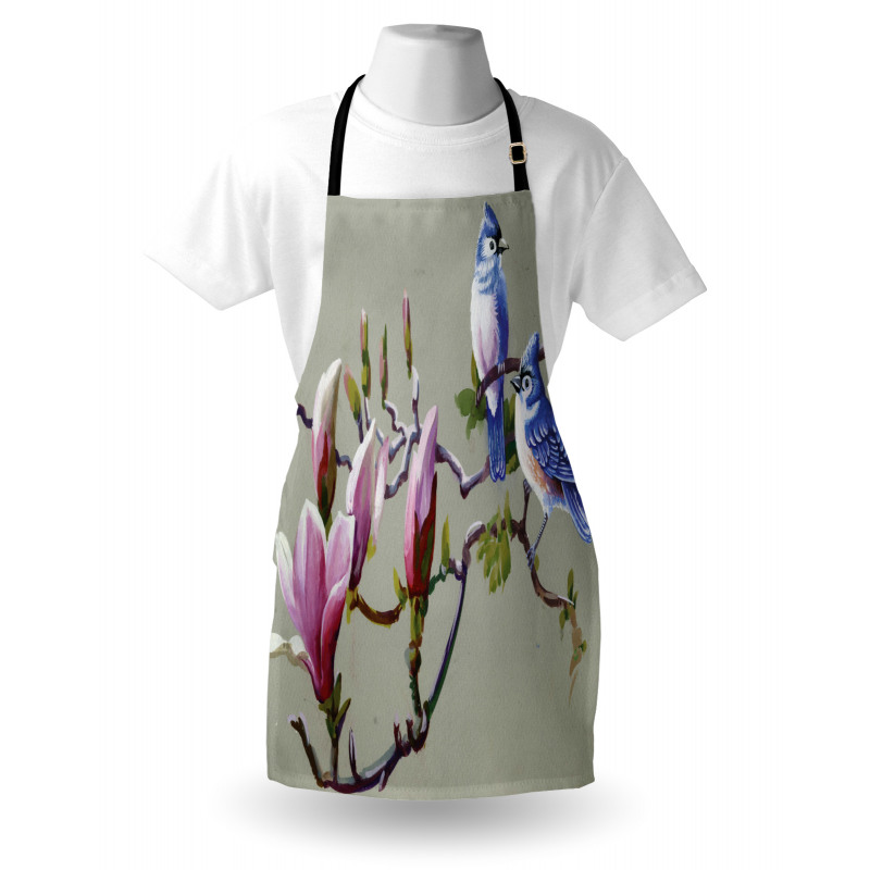 Waxwing Sparrow Bird Apron