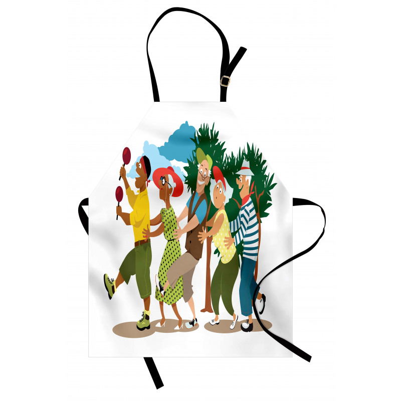 Line Dance Holiday Apron