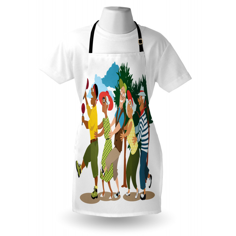 Line Dance Holiday Apron