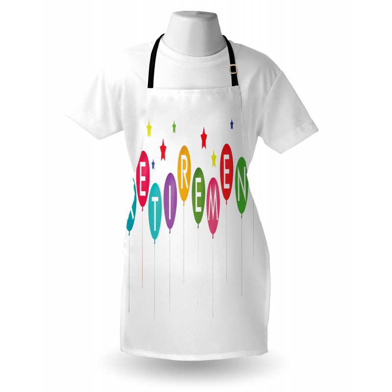 Balloons and Stars Apron