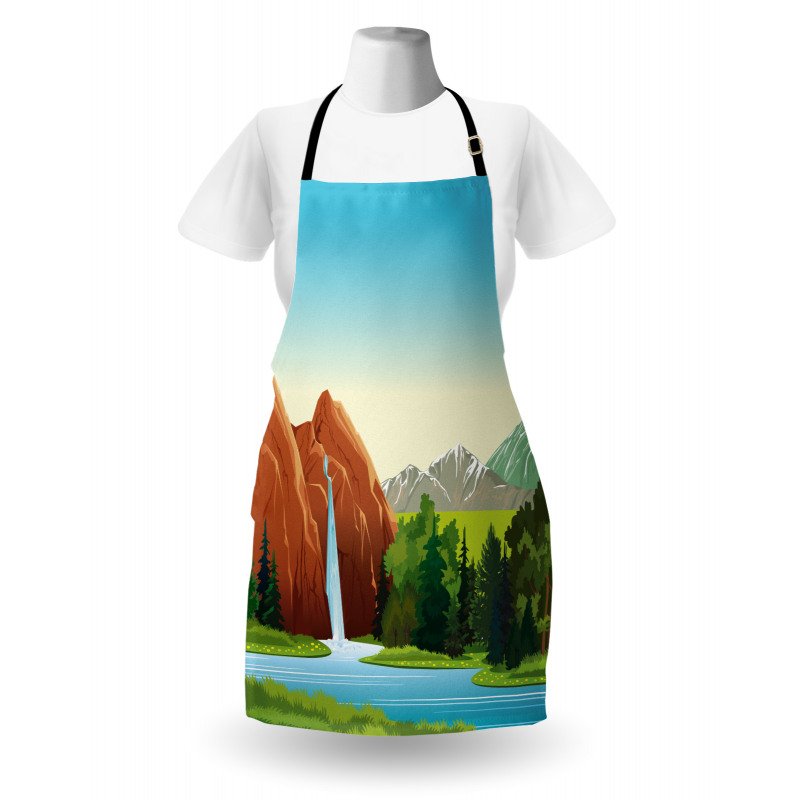 Summer Landscape Woodland Apron