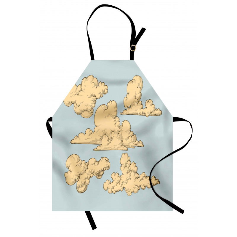 Vintage Clouds in the Sky Apron
