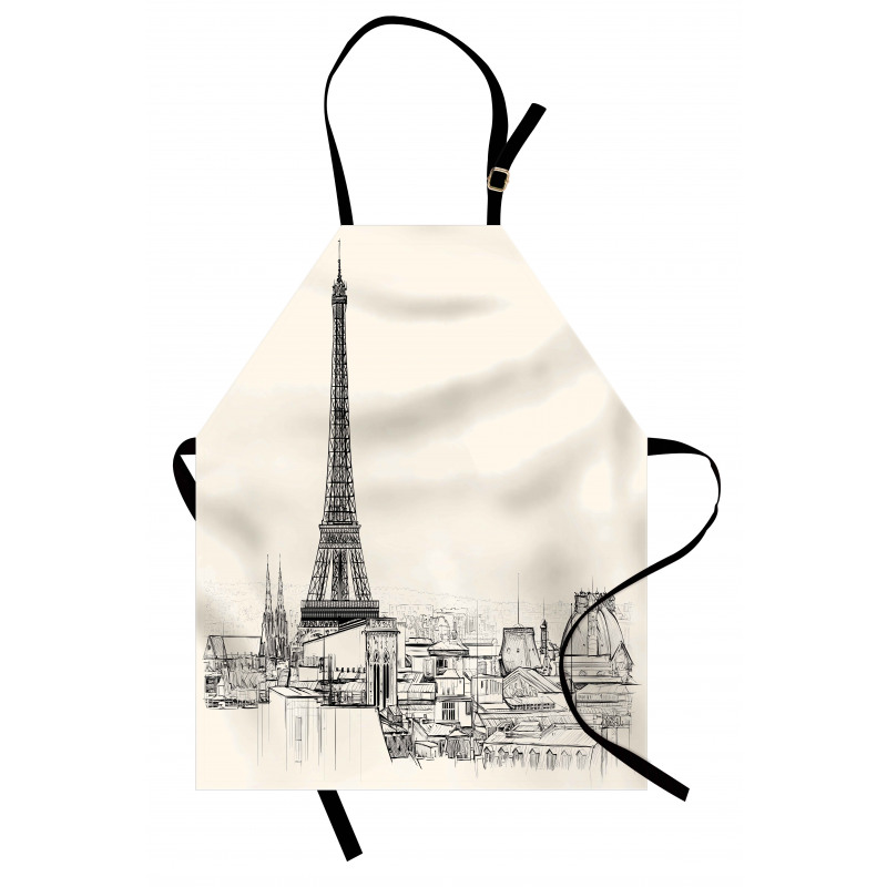 Paris over Roofs House Apron