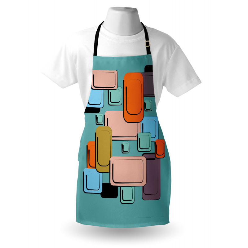 Geometric Rectangle Forms Apron