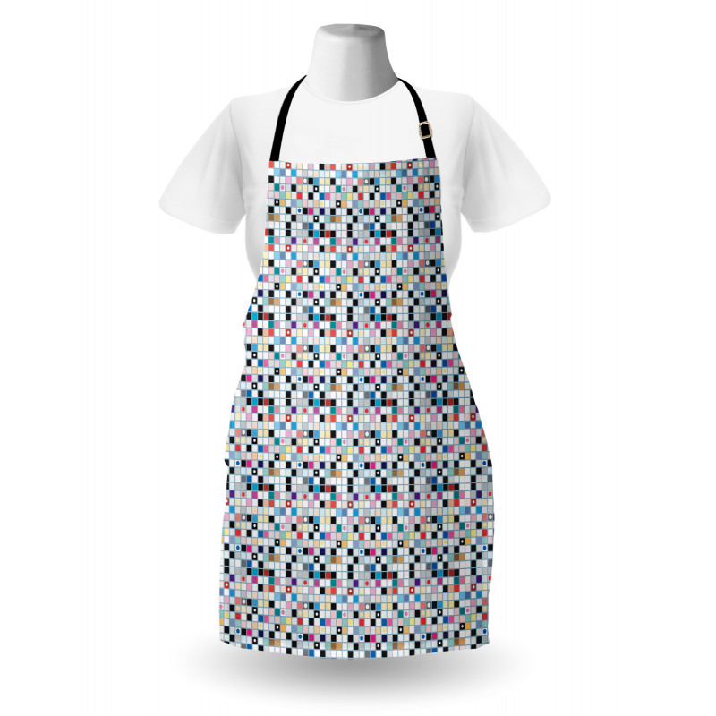 Colorful Shapes Pattern Apron